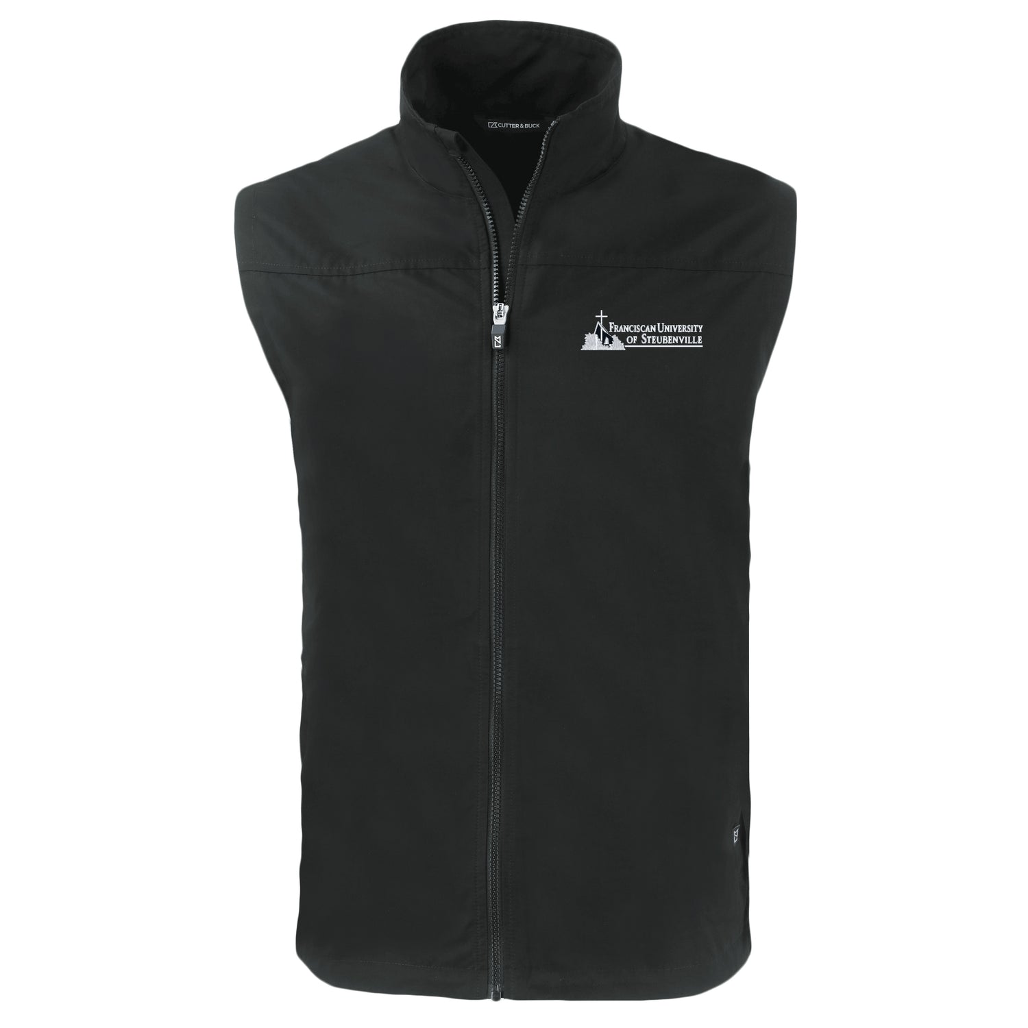 Charter Eco Recycled Mens Full-Zip Vest | Black