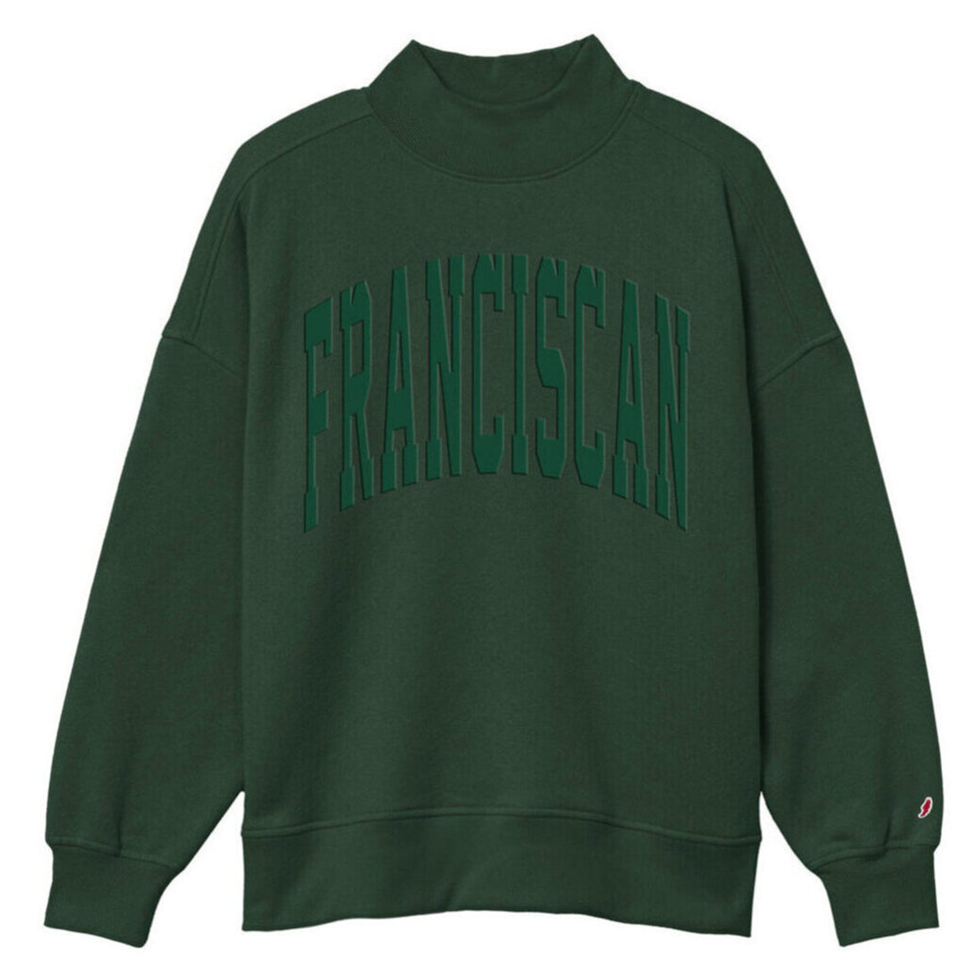 Diana Mock Neck | Dark Green