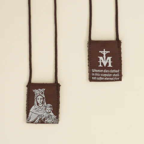 OLMC Promise | Our Lady of Mt. Carmel Premium Brown Scapular