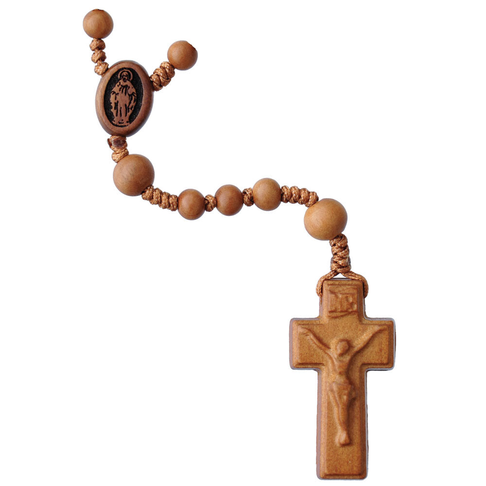 Sine Cera Rosary Jujube Wood Light 6/8mm