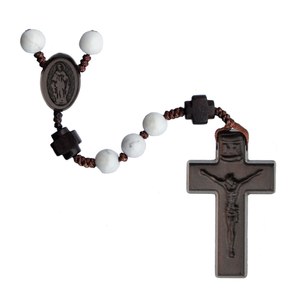 Sine Cera Rosary Howlite 6mm