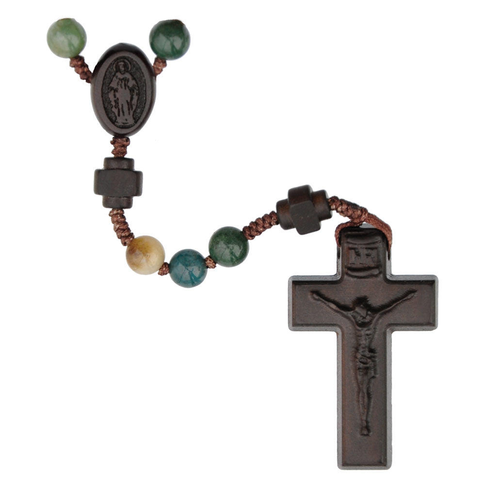 Sine Cera Rosary Multicolor Onyx 6mm
