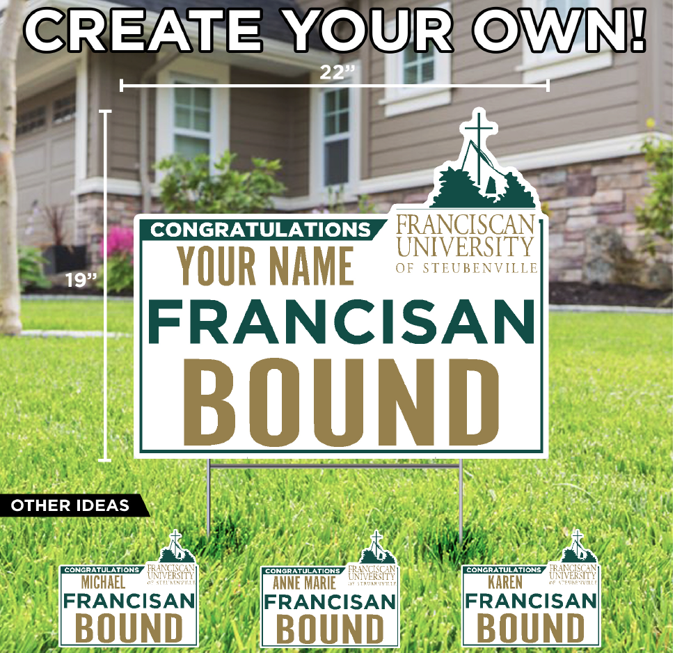Custom Graduation Yard Sign | Name Bound
