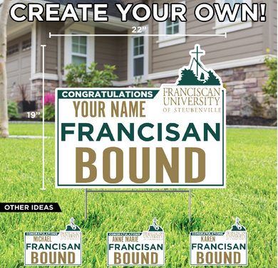 Custom Graduation Yard Sign | Name Bound