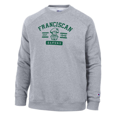 Triumph Fleece Raglan Crew | Heritage Grey