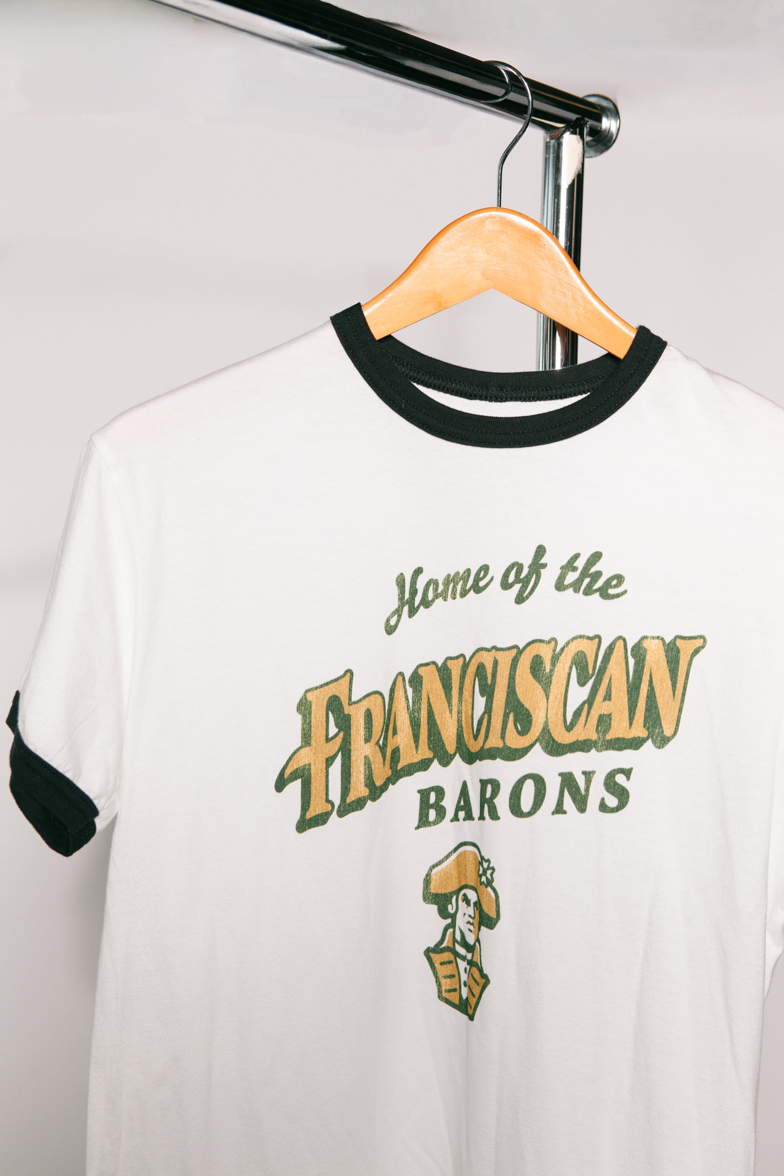 Classic Cotton Ringer Tee | White