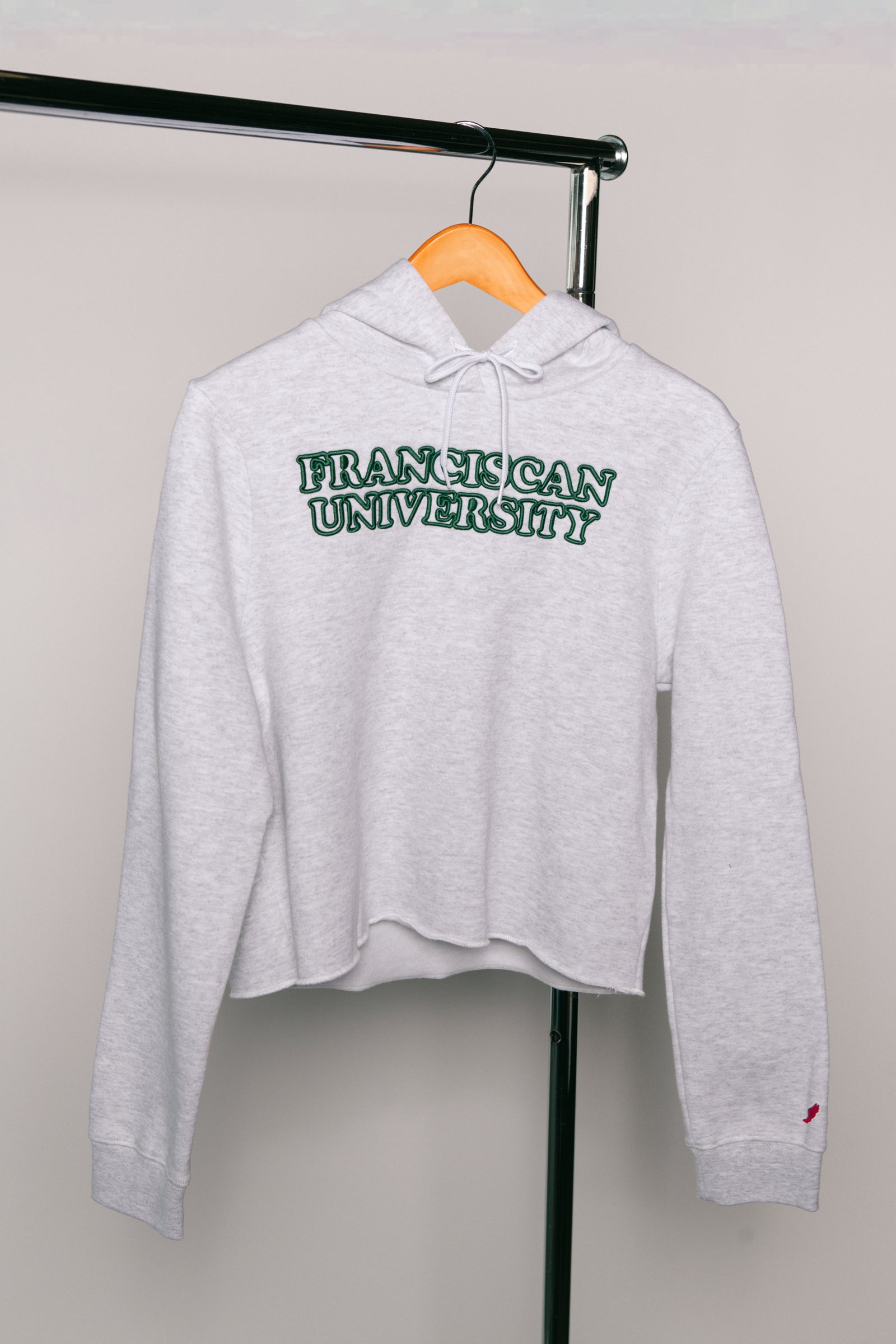 1636 Ladies Cropped Hood | Ash