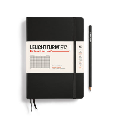 Leuchtturm1917 Medium Squared Journal, Black