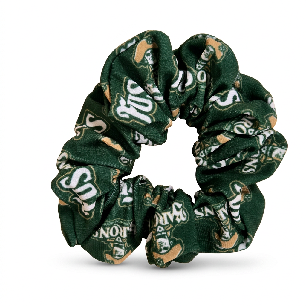 Deluxe Custom Scrunchie | Green